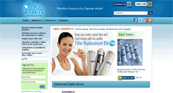 Desktop Screenshot of edenfilters.com